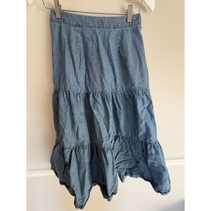 St. John's Bay Long Denim Skirt – Women's Small